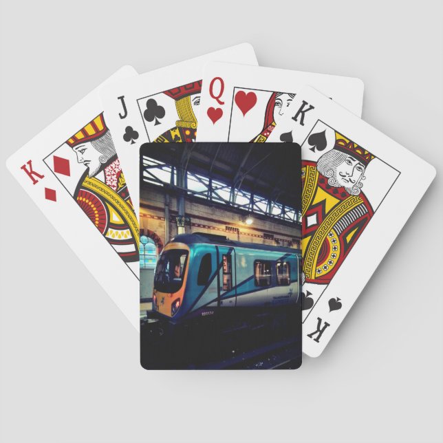 Manchester station playing cards (Back)