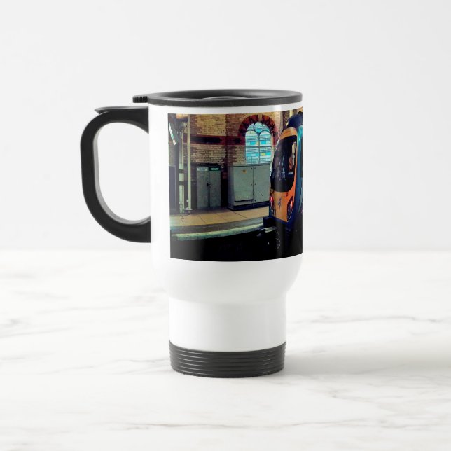 Manchester station  travel mug (Left)