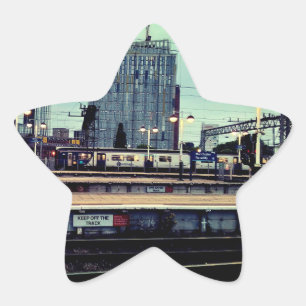 Manchester station, with view star sticker