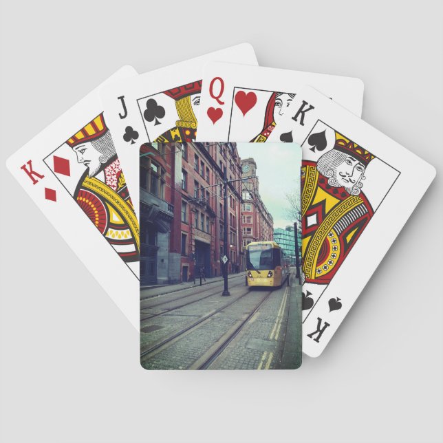 Manchester streets playing cards (Back)