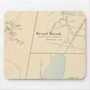 Manchester, Suffield, Broad Brook Mouse Mat