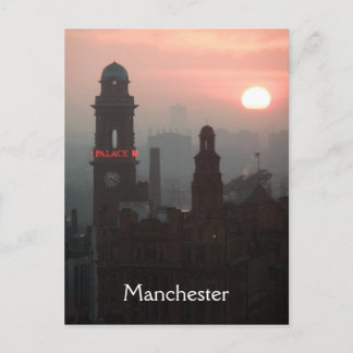 Manchester Sunset Postcard