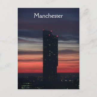 Manchester Sunset Postcard