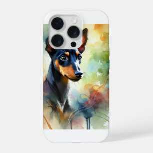 Manchester terrier 071024AREF113 - Watercolor iPhone 15 Pro Case