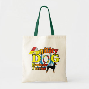 Manchester_Terrier_Agility Tote Bag