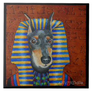 Manchester Terrier Ceramic Tile