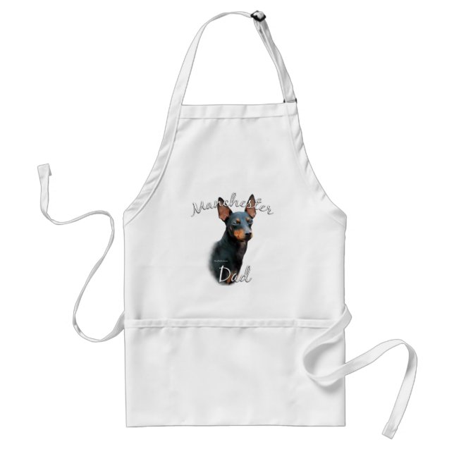 Manchester Terrier Dad 2 Standard Apron (Front)