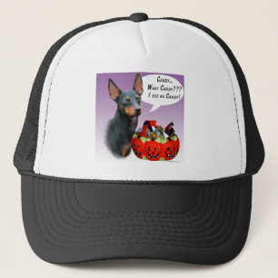 Manchester Terrier Halloween Candy Trucker Hat