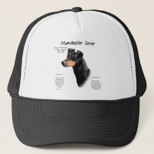 Manchester Terrier History Design Trucker Hat