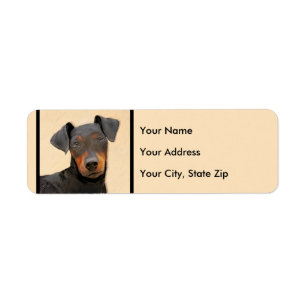 Manchester Terrier Painting Original Animal Art