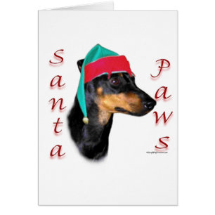 Manchester Terrier Santa Paws