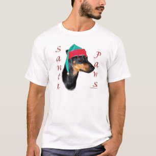 Manchester Terrier Santa Paws T-Shirt