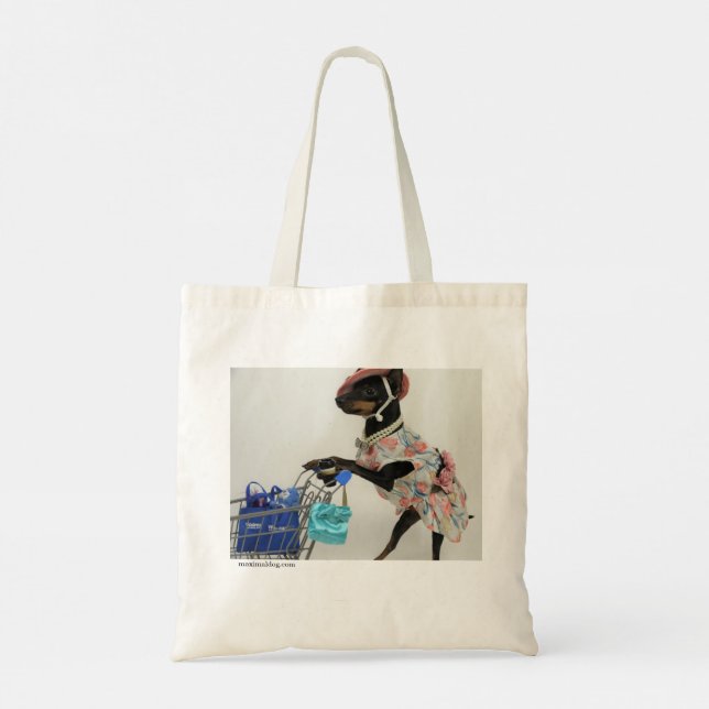 Manchester Terrier Shopping Tote Bag (Back)