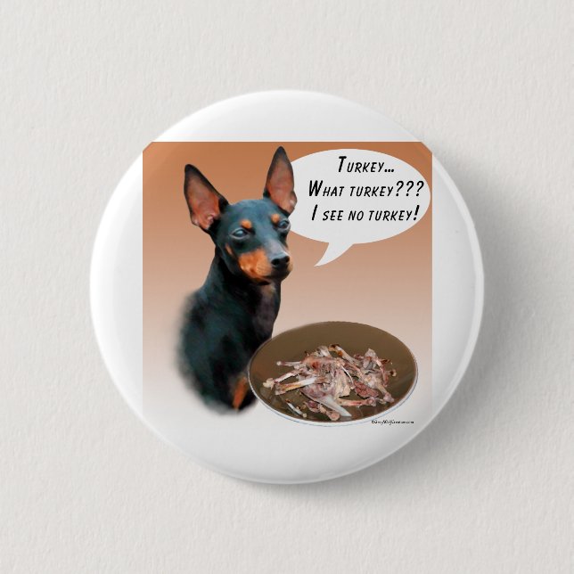 Manchester Terrier Turkey 6 Cm Round Badge (Front)