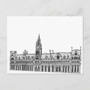 Manchester Town Hall Postcard