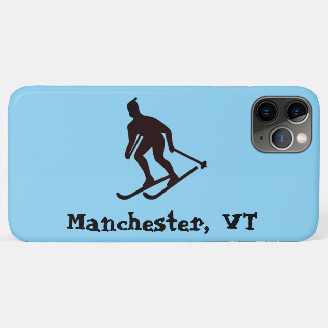 Manchester, Vermont (VT Mountain Ski Base) Case-Mate iPhone Case (Back (Horizontal))