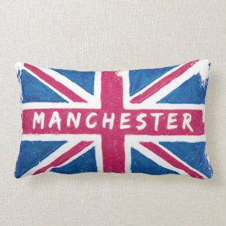 Manchester - Vintage British Union Jack Flag Lumbar Cushion