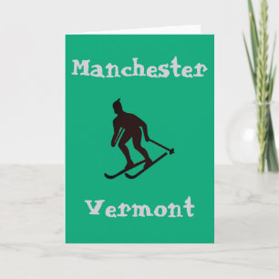 Manchester, VT (Green Mountain Apres Skiing Town)  Card