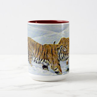 "Manchuria Tigers" Two-Tone Coffee Mug