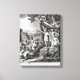 Manco Capac and his wife Canvas Print