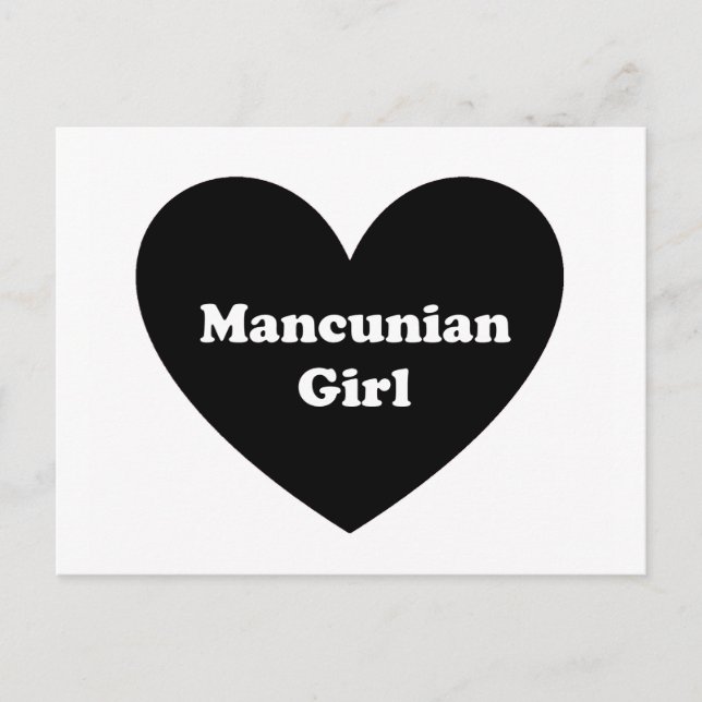 Mancunian Girl Postcard (Front)