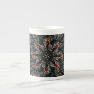 Mandala - 0026 - Many Hearted Core B Bone China Mug