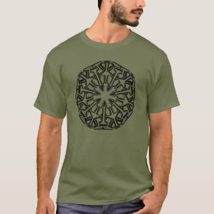 Mandala 1 Black T-Shirt