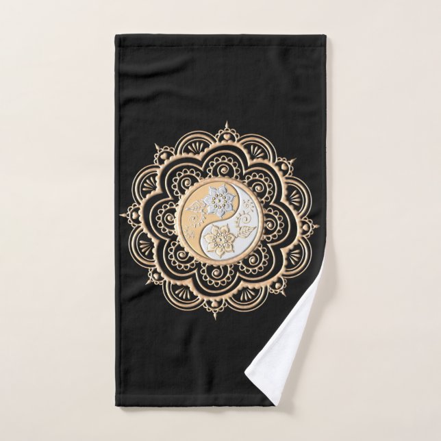 Mandala 1  hand towel (Hand Towel)