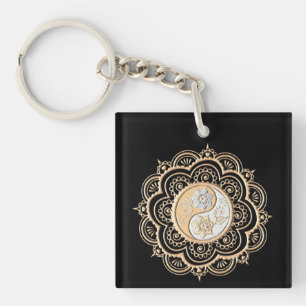 Mandala 1 key ring