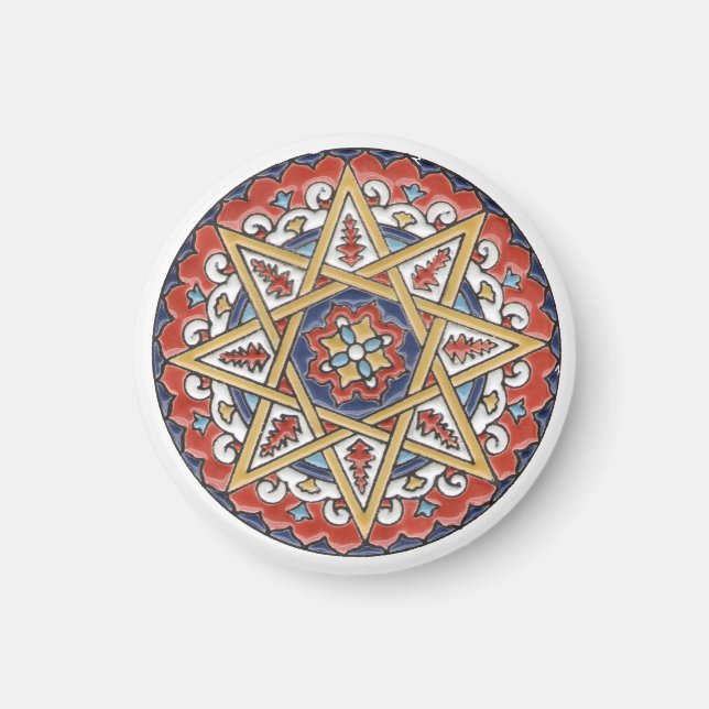 Mandala 1 magnet of Lisbon (Front)