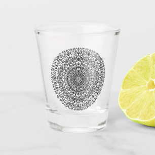Mandala #2 - shot glass