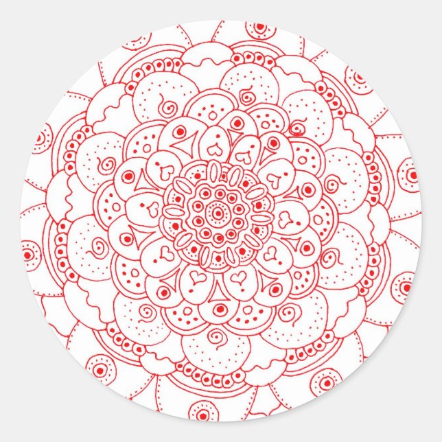 Mandala 2 Sticker (Front)