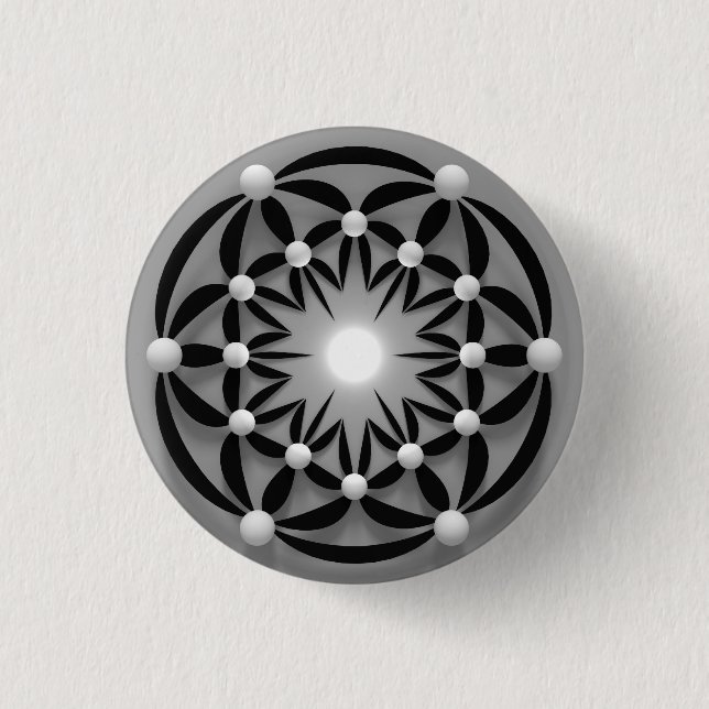 Mandala 3 Cm Round Badge (Front)