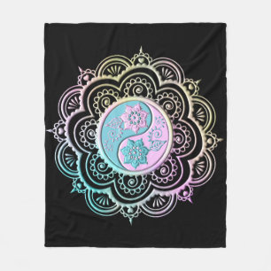 Mandala 3 fleece blanket