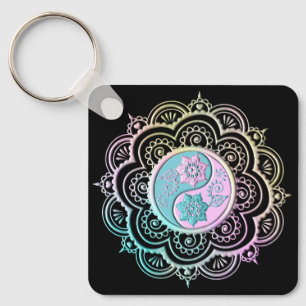 Mandala 3 key ring