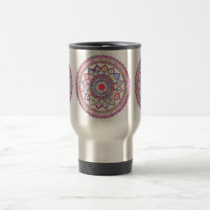 Mandala 3 travel mug