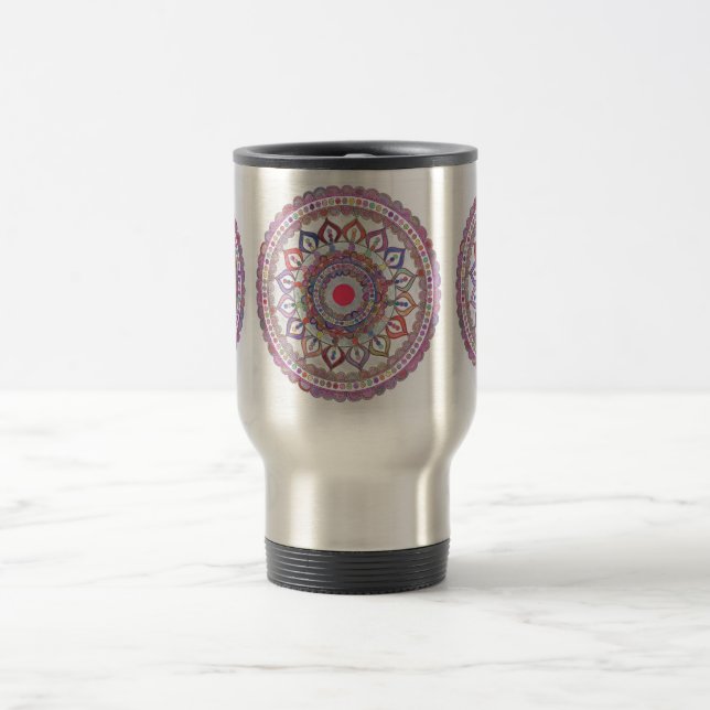 Mandala 3 travel mug (Center)