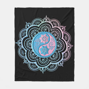 Mandala 4 fleece blanket