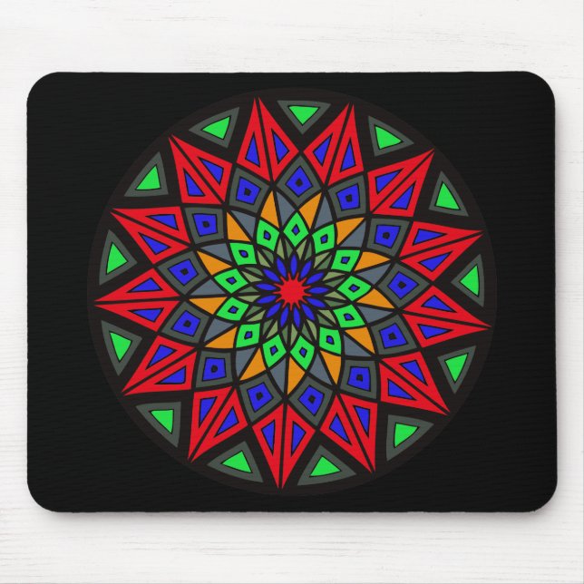 Mandala #4 mouse mat (Front)