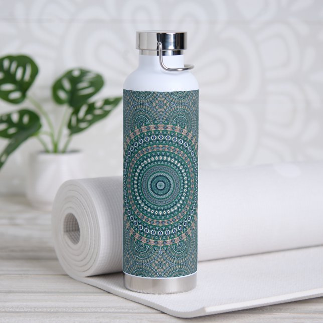 Mandala 4 Water Bottle (Yoga)
