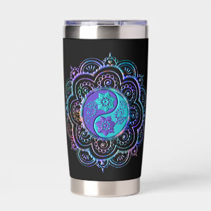 Mandala 5 water bottle insulated tumbler