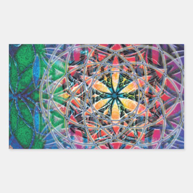 Mandala 6 Sticker (Front)