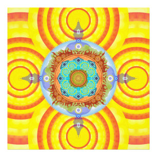 Mandala 7 Chakras Photo Print