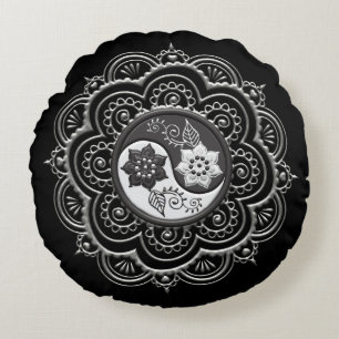 Mandala 7 round cushion