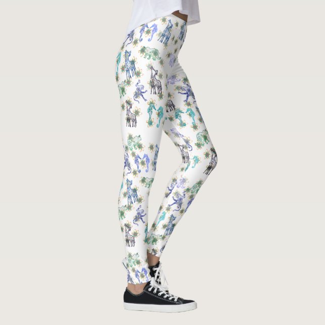 Mandala animals leggings (Right)