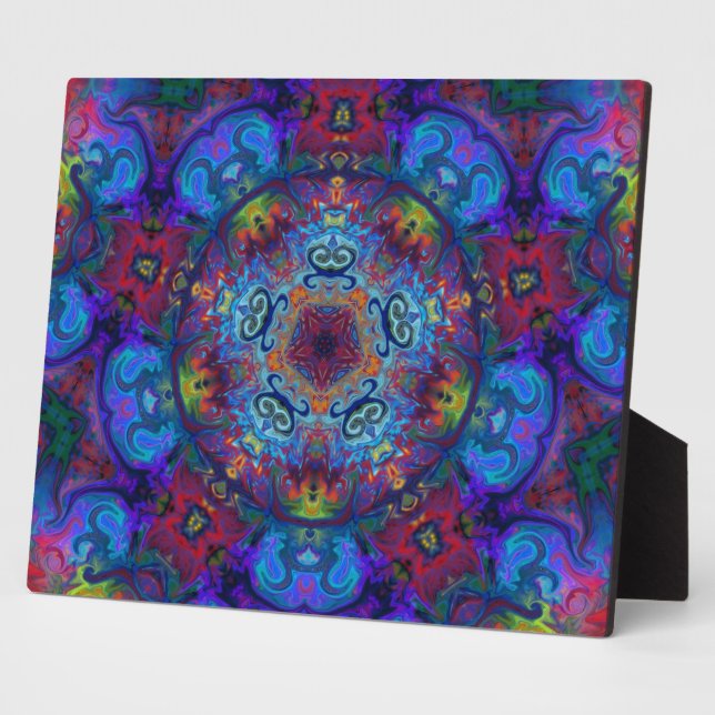 Mandala Art Abstract Design Plaque (Side)