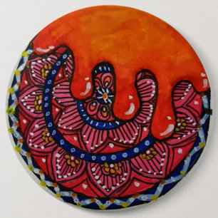 Mandala Art Buttons & Patches.