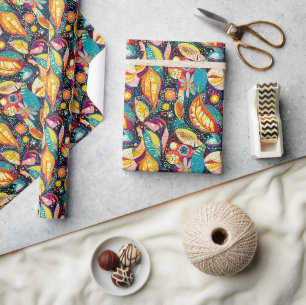 Mandala Art – Colourful Geometric Bohemian Decor Wrapping Paper
