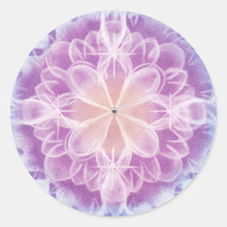 Mandala Art: Embracing Yourself Classic Round Sticker
