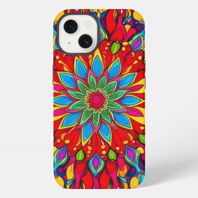 Mandala art iPhone case (Back)